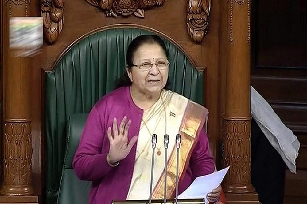 Speaker Sumitra Mahajan Makes A Chocolate And Kid Analogy For SC/SC Act