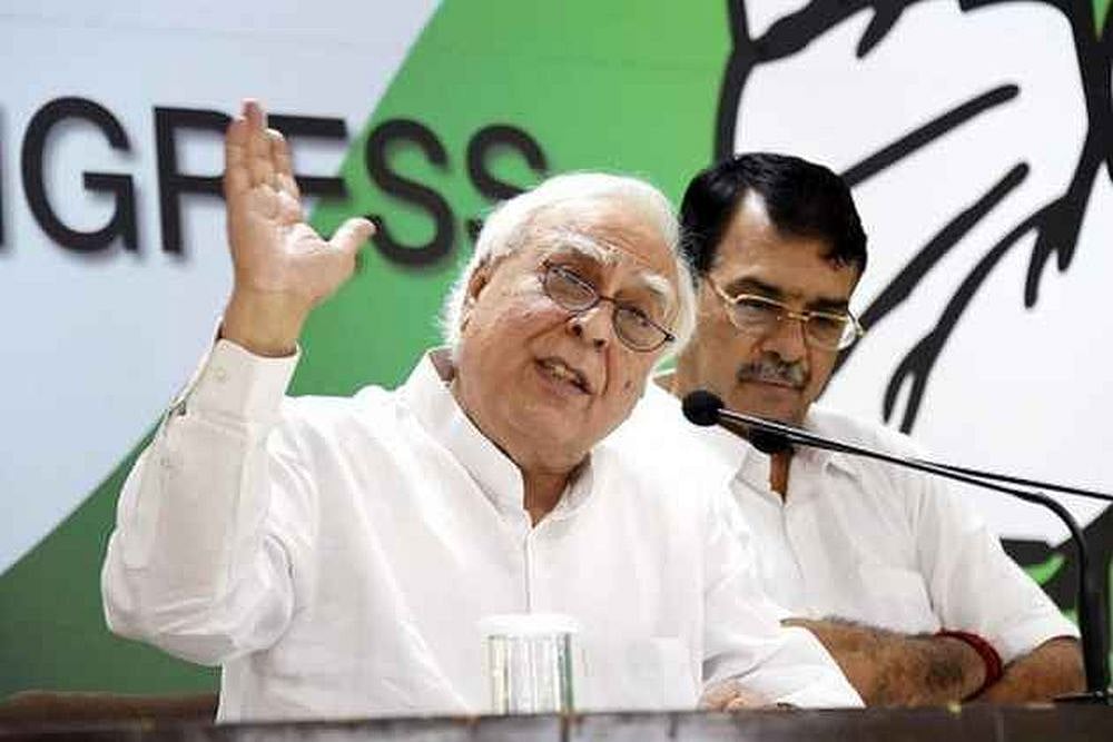 Congress leader Kapil Sibal