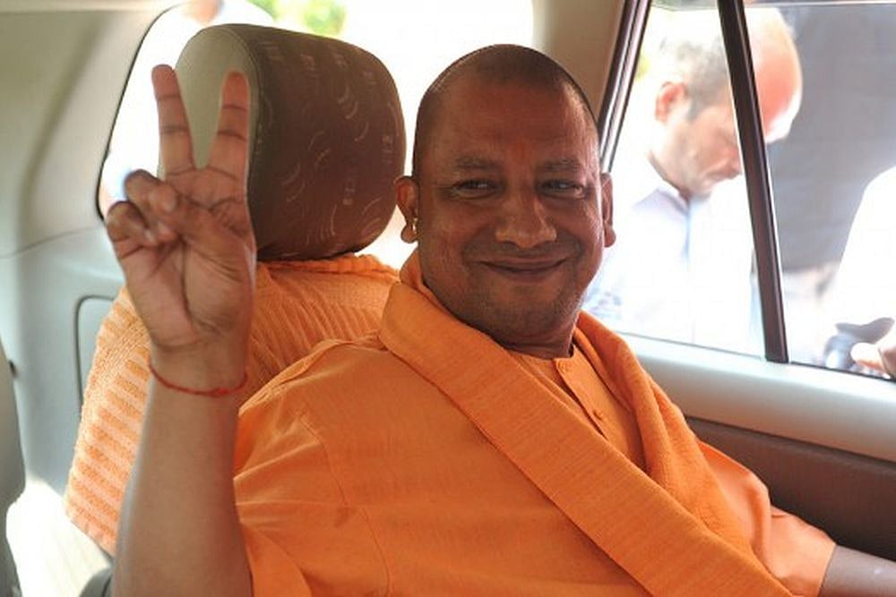 Yogi Adityanath Conducts Aerial Survey Of Kanwar Yatra, Showers Petals On Kanwariyas