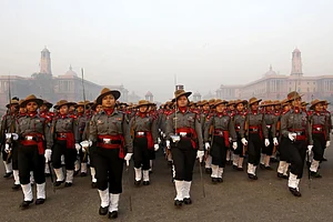 Scripting History: All-Women Assam Rifles Contingent March Past Rajpath On Republic Day
