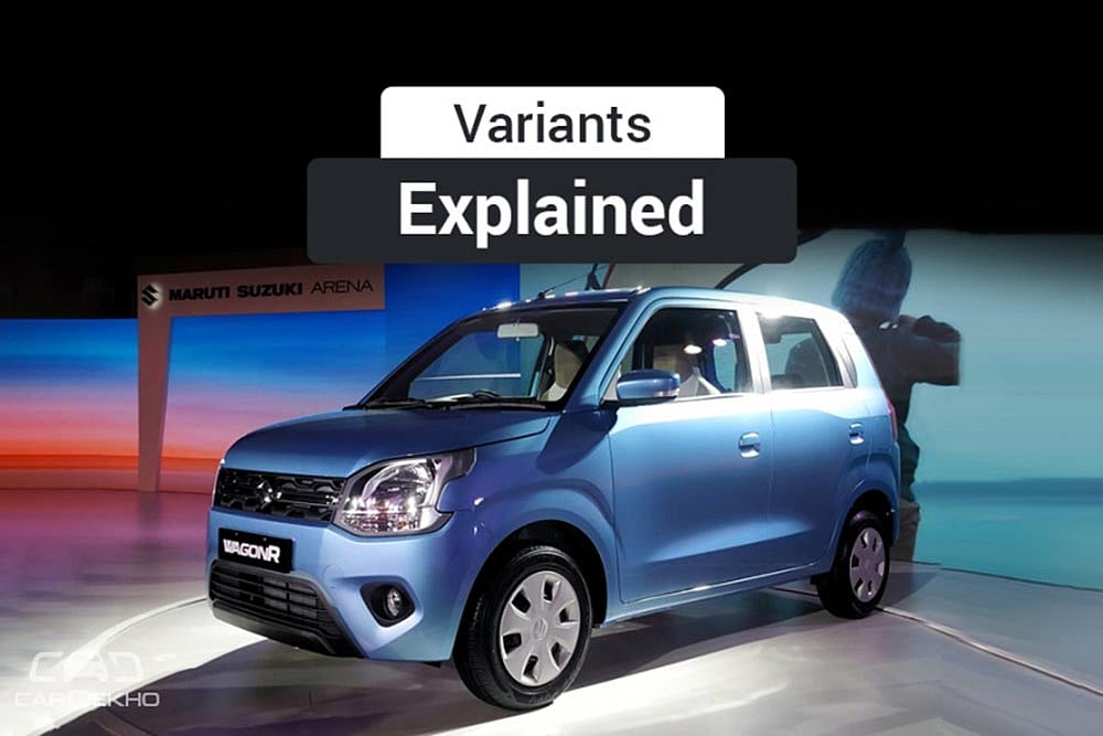 New Maruti Wagon R 2019: Variants Explained