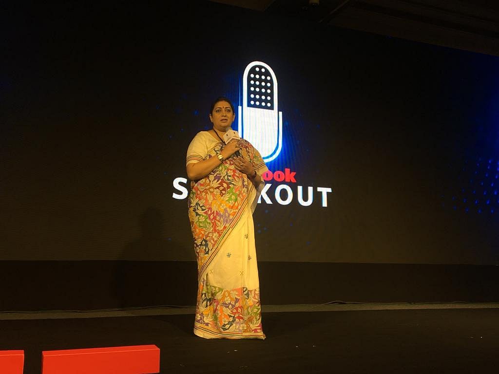 'I Celebrate Women Who Resist Urge To Live As Victims': Smriti Irani At Outlook SpeakOut 2019