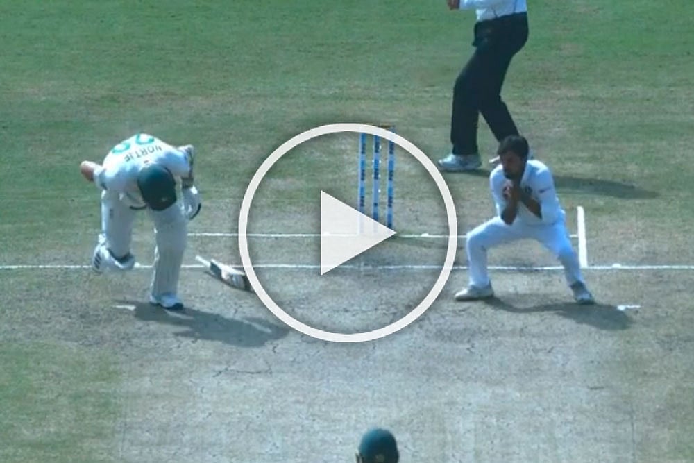 IND Vs SA, Ranchi Test: India Complete Their Biggest Win Over South Africa With The Most Strange Dismissal - WATCH