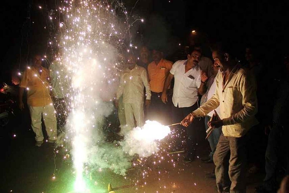 Shopkeepers and buyers alike are distressed about the lack of variety and high price of the green crackers as well as their low availability.