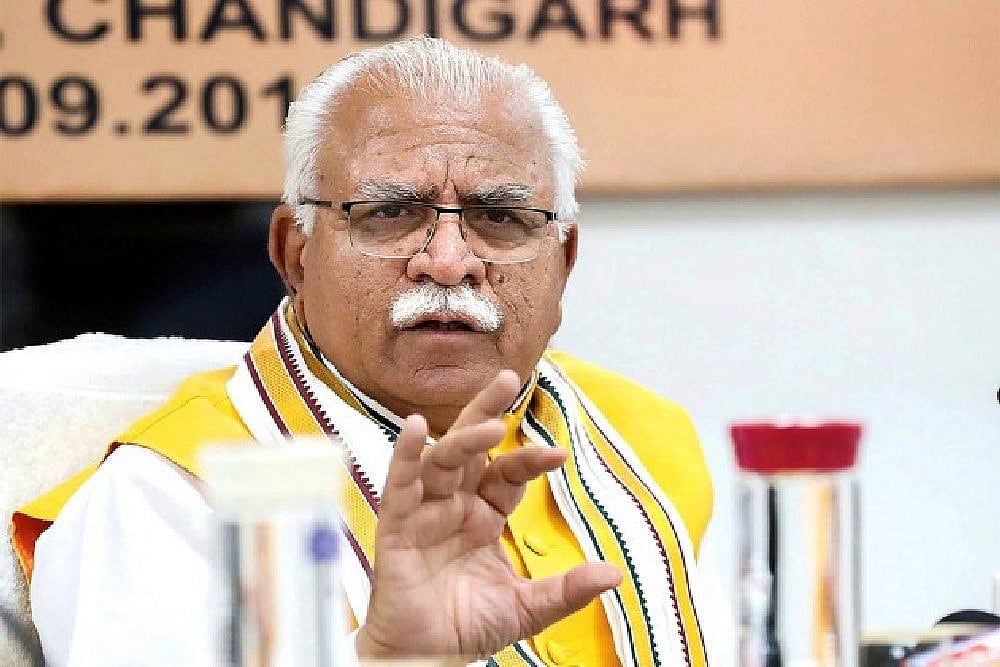 Haryana CM Manohar Lal Khattar