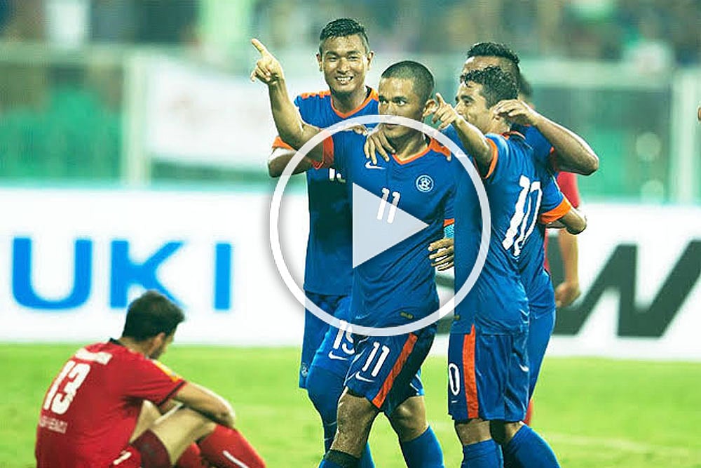 2022 FIFA World Cup Qualifier: How Many Goals Has Indias Sunil Chhetri Scored Against Afghanistan? - WATCH