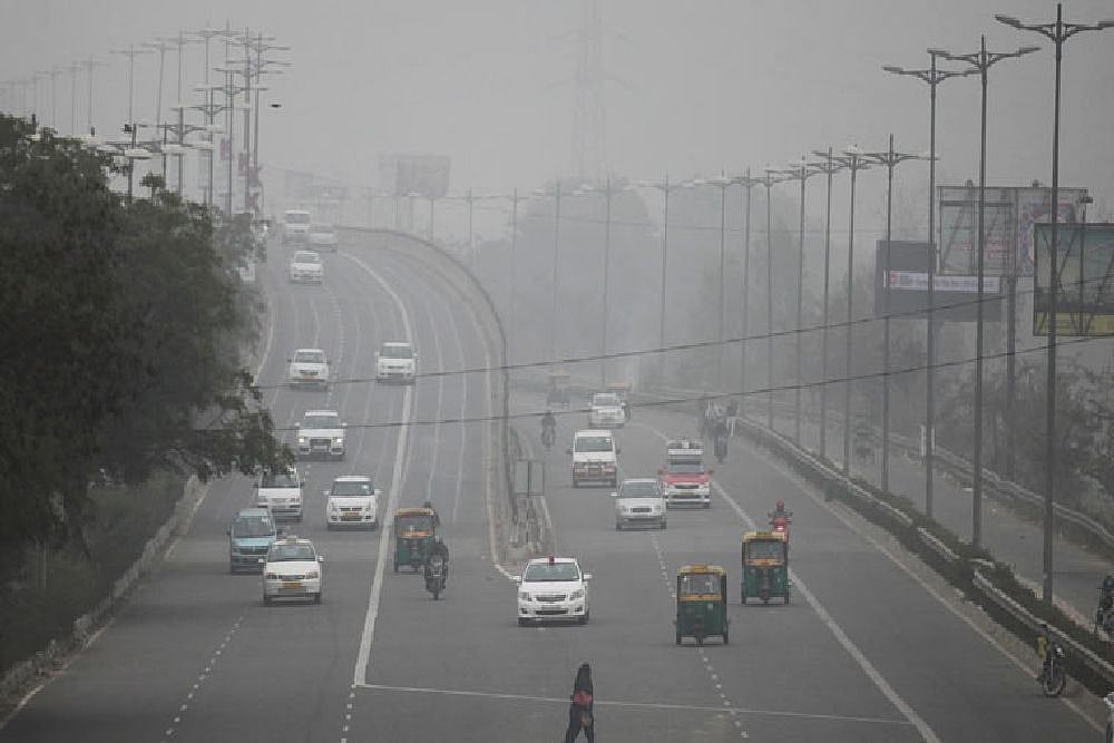 Delhi air quality was in severe plus category on Friday.