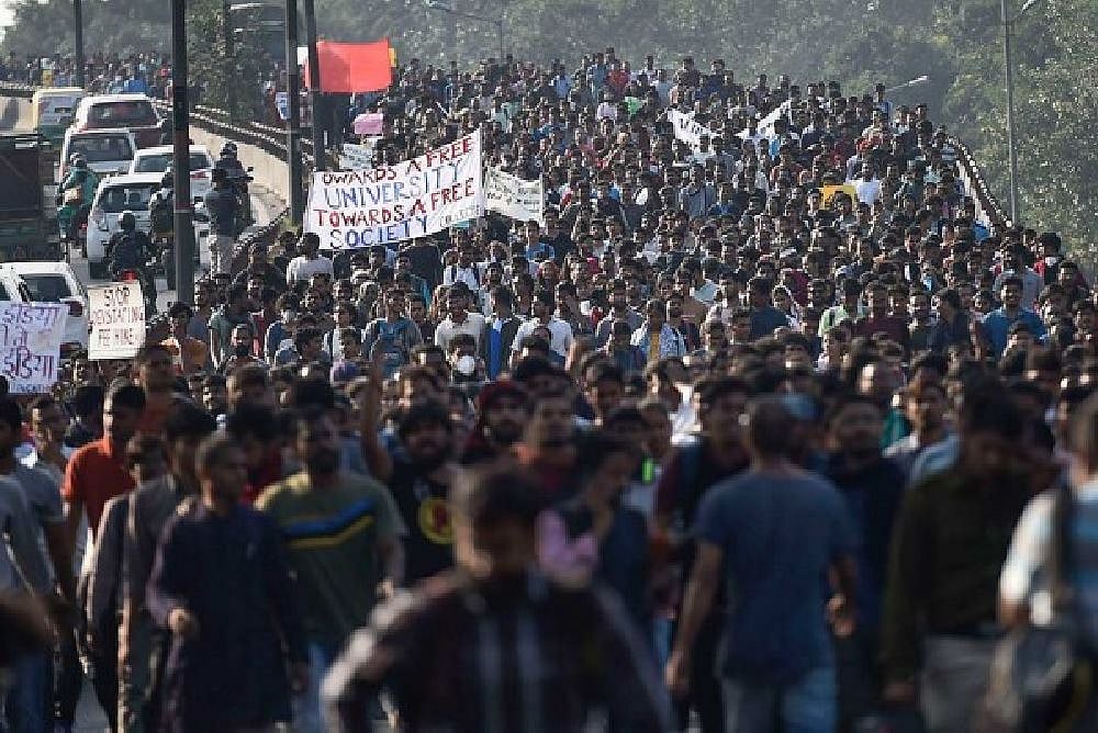 JNU Agitation: Students, Teachers Demand Resignation Of Vice-Chancellor