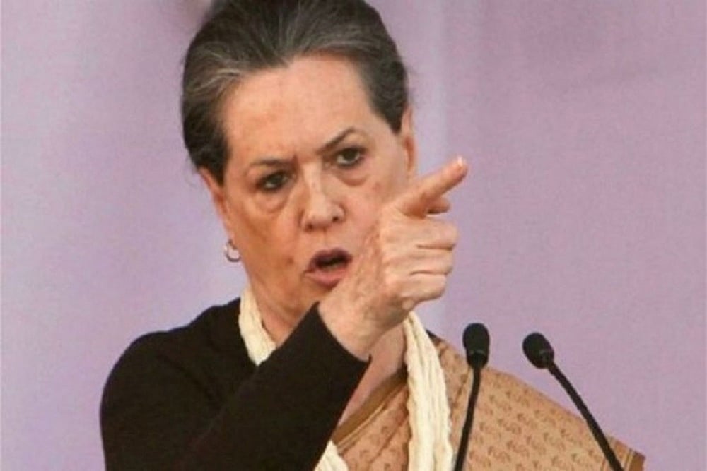 Sonia Gandhi Leads Protest Against BJP As PM Modi Addresses Parliament On Constitution Day