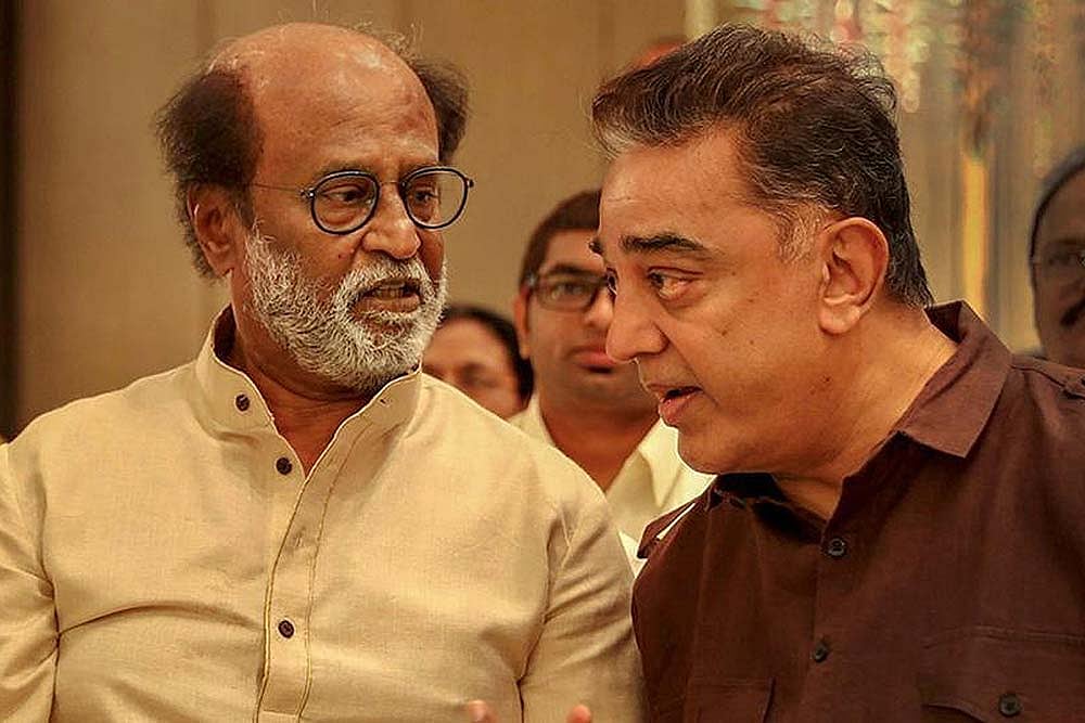 Rajinikanth-Kamal Haasan Likely Political Alliance Leaves AIADMK, DMK On Tenterhooks