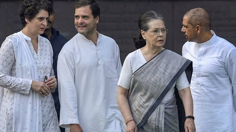 Members of the Gandhi family.