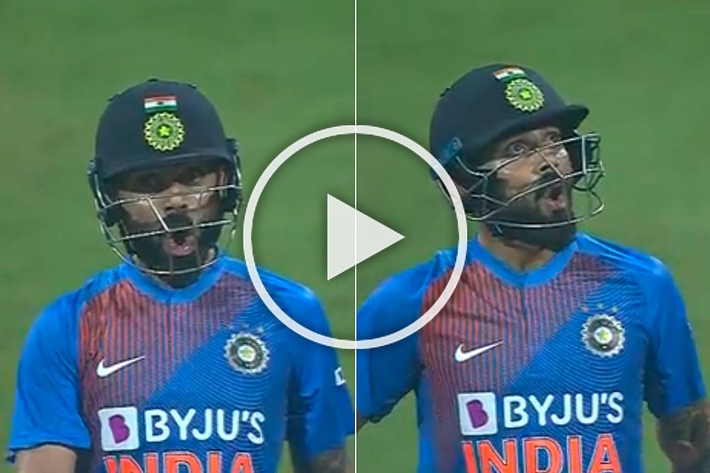 IND Vs WI, 3rd T20I: What Ive Done? Virat Kohli Makes Fun Of Kesrick Williams With Epic Celebration - WATCH