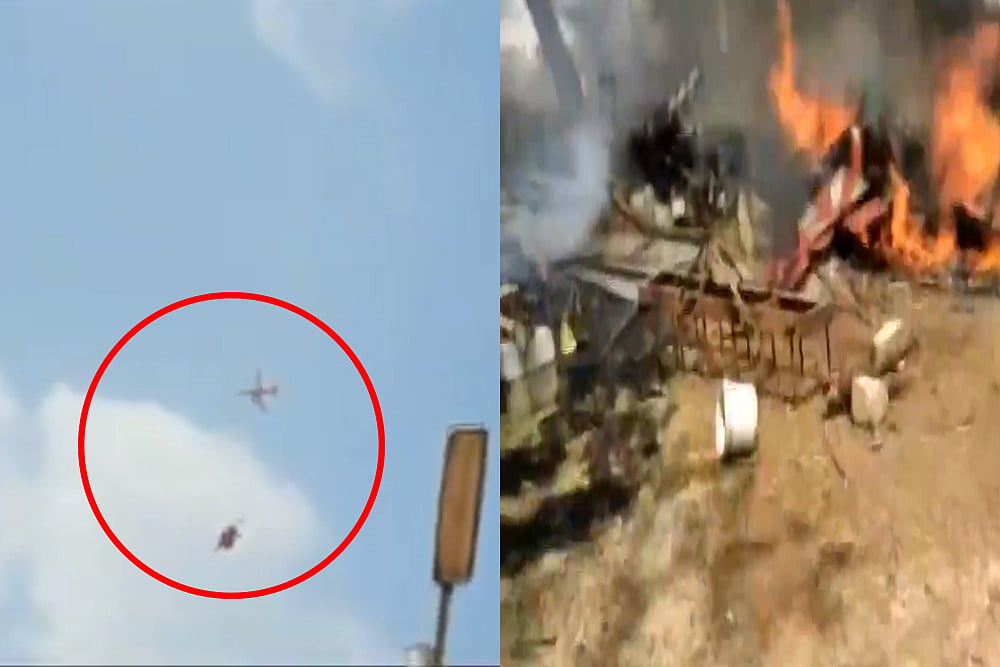 Two Aircraft Of Air Force’s Aerobatics Team Crash In Bengaluru, One Pilot Dead