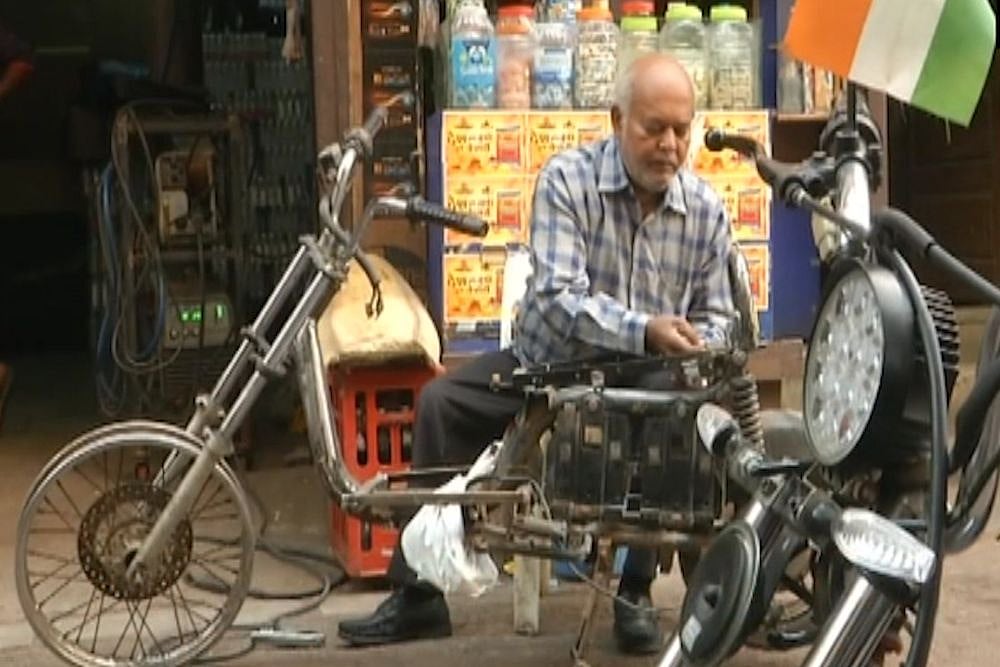 Watch: 60-Year-Old Differently-Abled Builds E-Bikes Out Of Old Electronic Parts In Gujarat