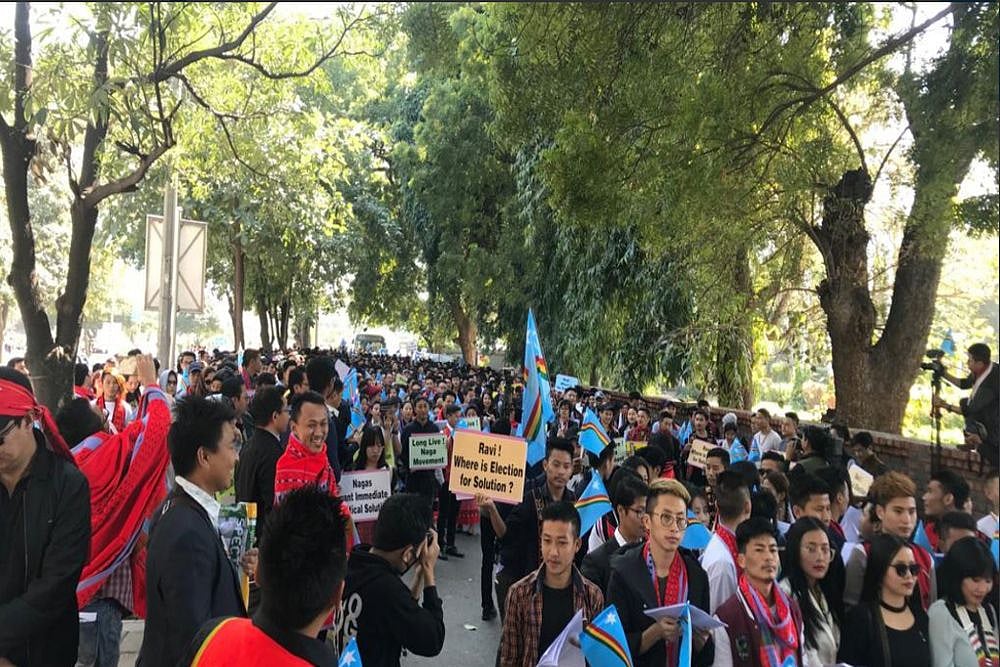 Thousands Of Nagas Hold Rally In Delhi Demanding Solution To Naga Crisis