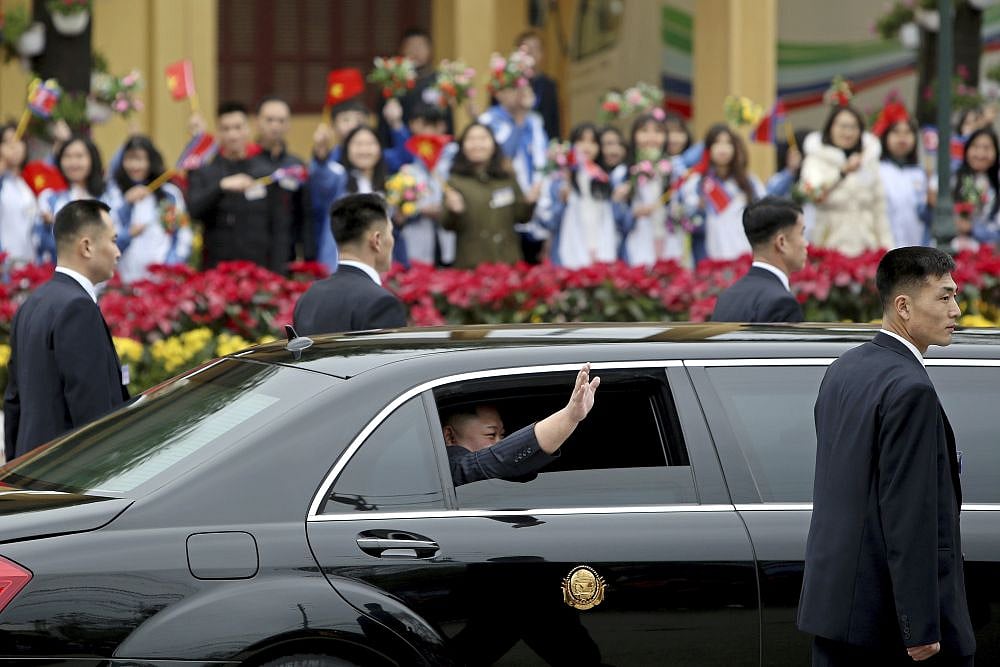 North Korea's Kim Arrives In Vietnam For Nuclear Summit With Donald Trump