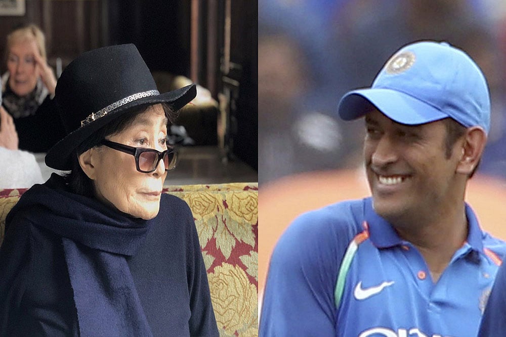Imagine MSD: ICC Trolls Yoko Ono With Epic MS Dhoni Advisory
