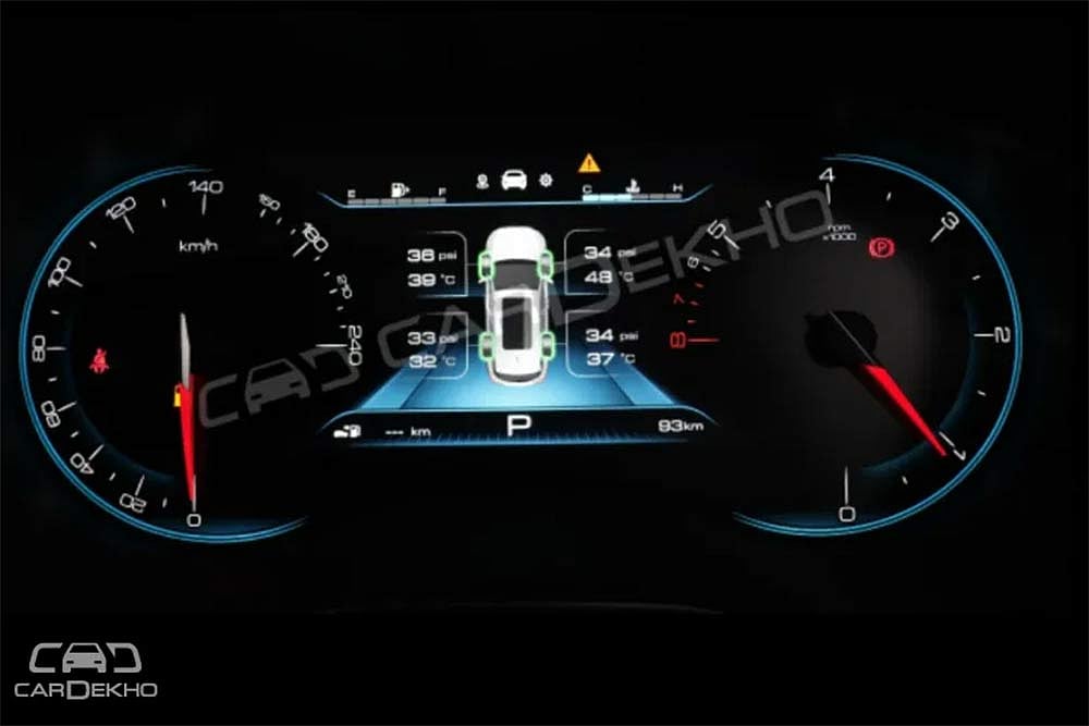 Exclusive: MG Hector SUV’s Digital Instrument Cluster Revealed; Features TPMS
