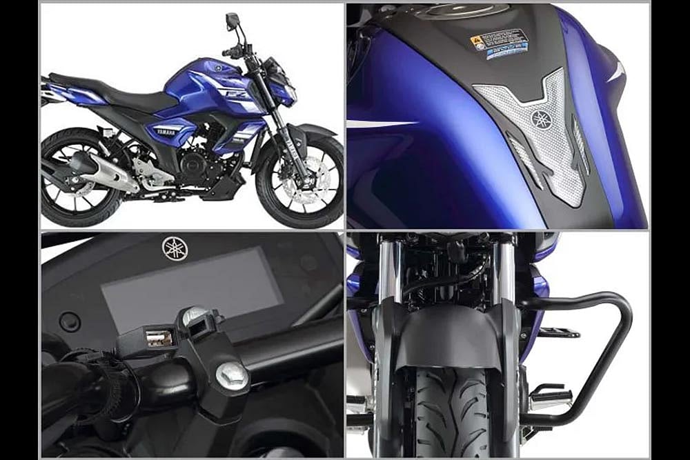 Yamaha FZ Version 3.0 Official Accessories Launched: Engine Guard, USB Charger And More