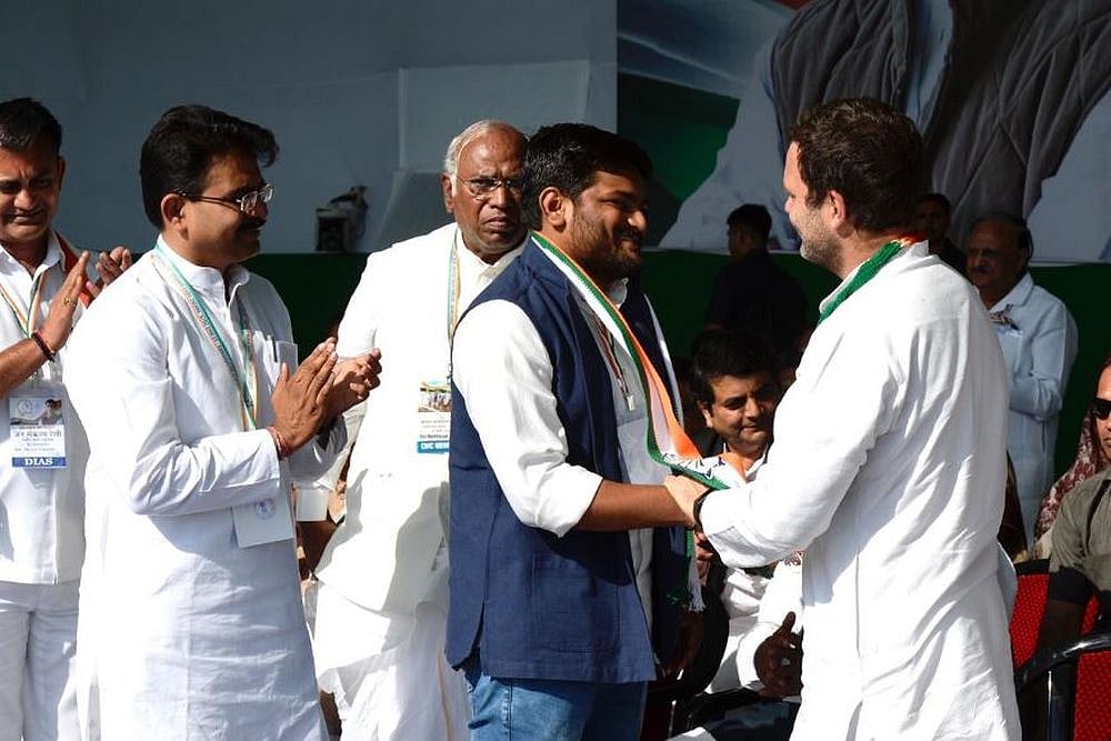 Gujarat Patidar Leader Hardik Patel Joins Congress
