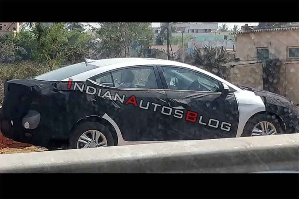 2019 Elantra Facelift Spied In India; Likely To Launch Soon