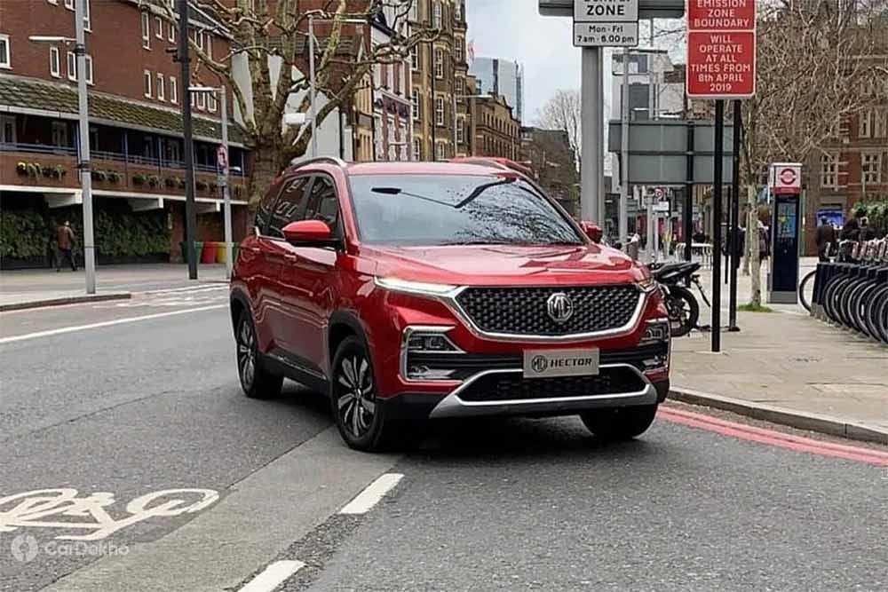 MG (Morris Garages) Hector SUV Spied Undisguised Ahead Of India Launch