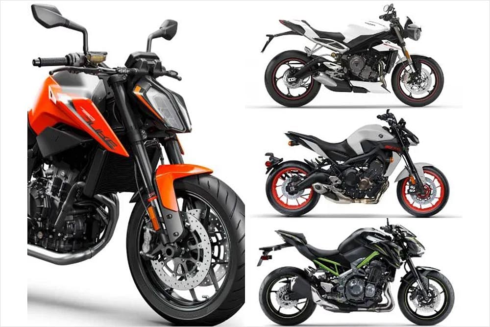 KTM 790 Duke Vs Triumph Street Triple RS Vs Yamaha MT-09 Vs Kawasaki Z900: Spec Comparo