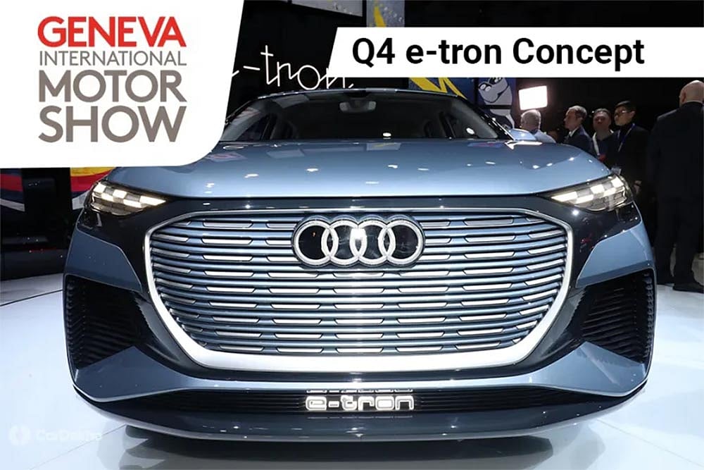 Audi Q4 e-Tron Concept Showcased At 2019 Geneva Motor Show