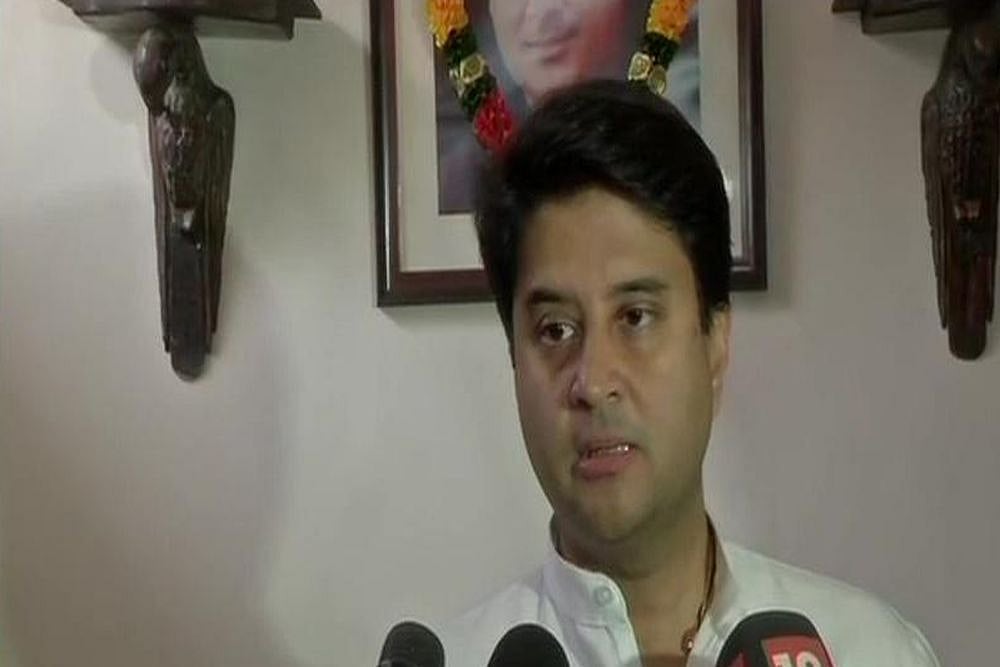 Congress leader Jyotiraditya Scindia