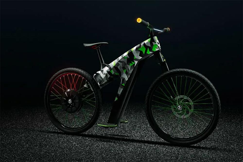 Skoda Turns Heads At Geneva With Futuristic e-Bicycle Concept