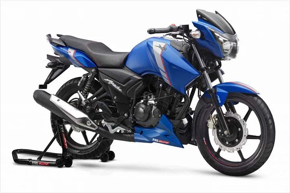 TVS Apache RTR 160 And RTR 160 4V Launched With ABS