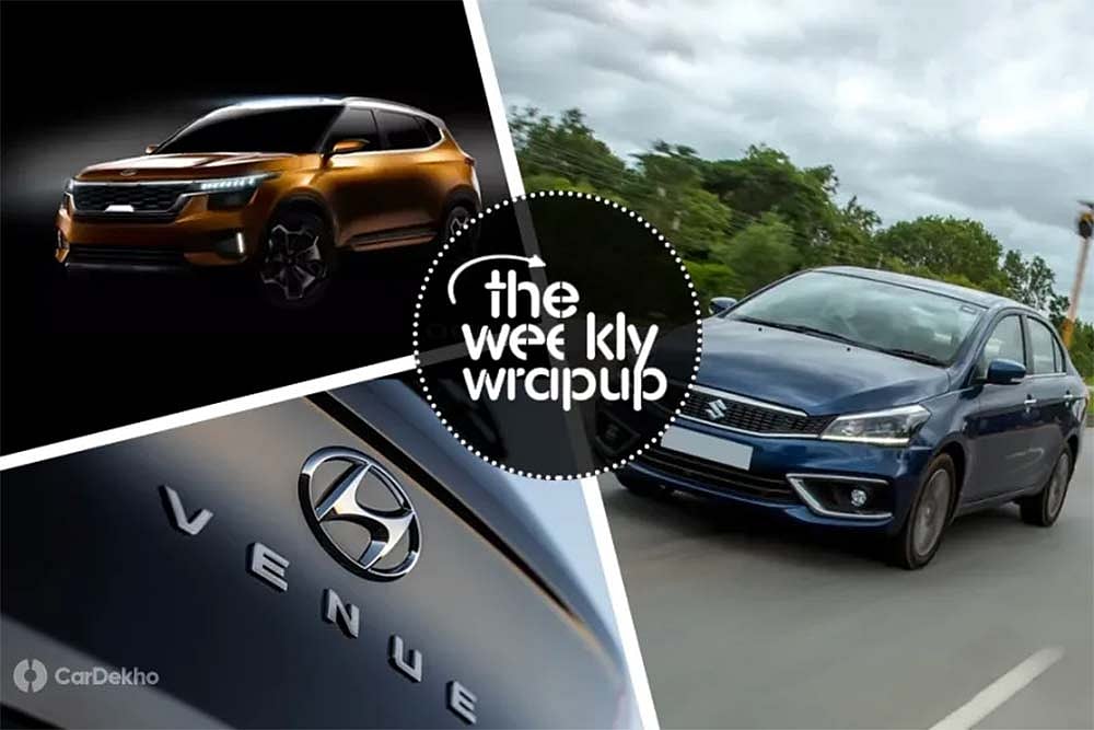 Weekly Wrap-Up: Next-gen Honda Jazz Spied, Hyundai QXi Named Venue, Maruti Ciaz 1.5 Diesel Launched & More