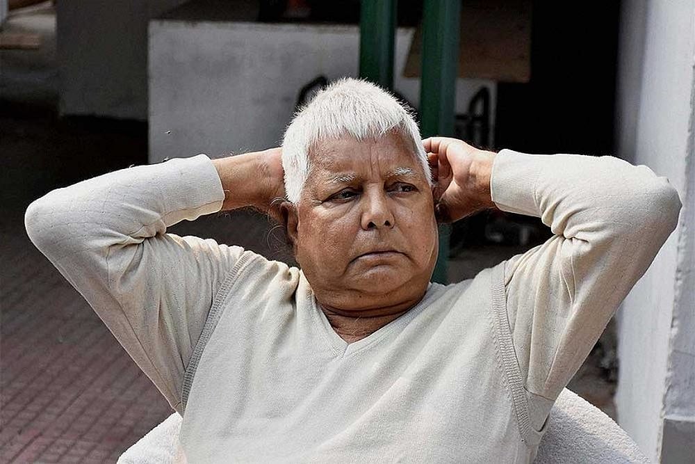 SC Dismisses Bail Plea Of Lalu Prasad Yadav In Fodder Scam