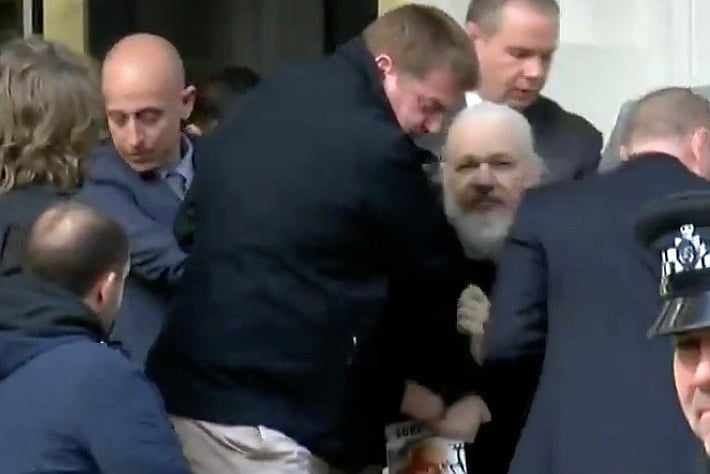 WikiLeaks Founder Julian Assange Arrested In London After Ecuador Terminates His Political Asylum
