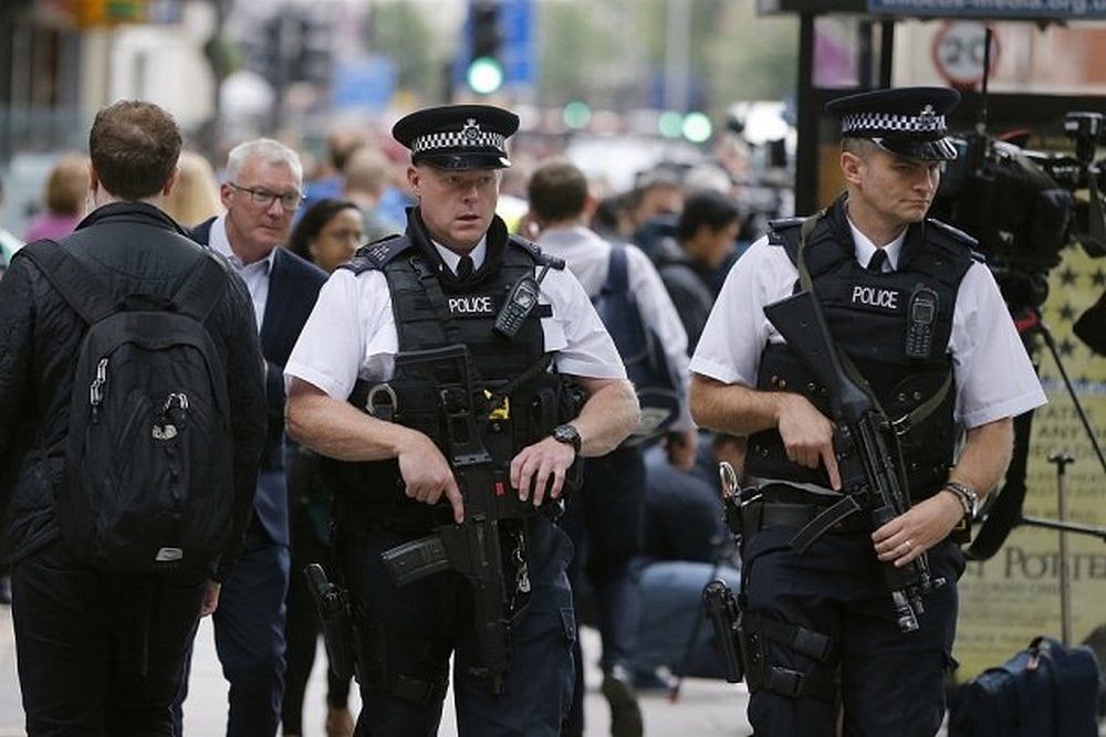 UK Police hunt for a suspect after a corrosive substance in London injured several people