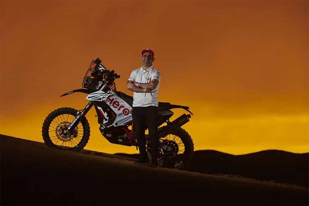 Hero Signs Star HRC Factory Rider Paulo Goncalves