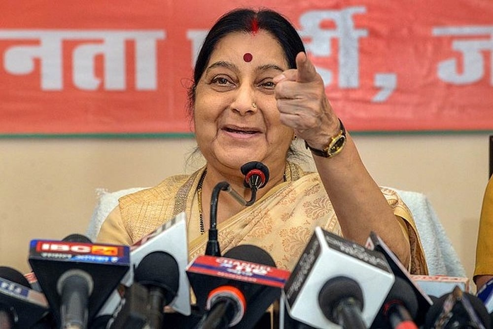 Late BJP leader Sushma Swaraj