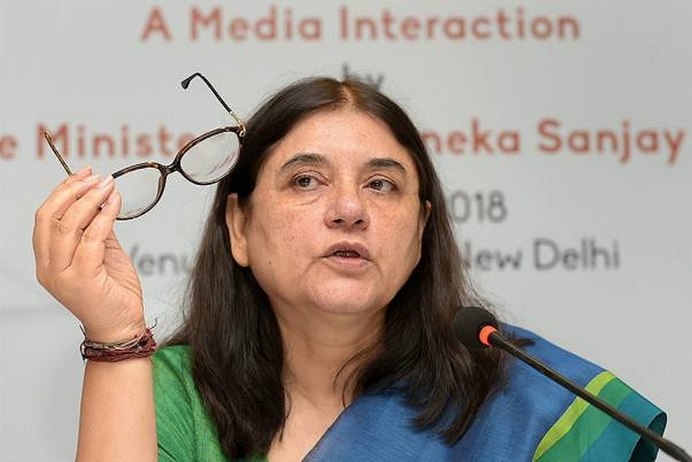 File Photo : Maneka Gandhi |