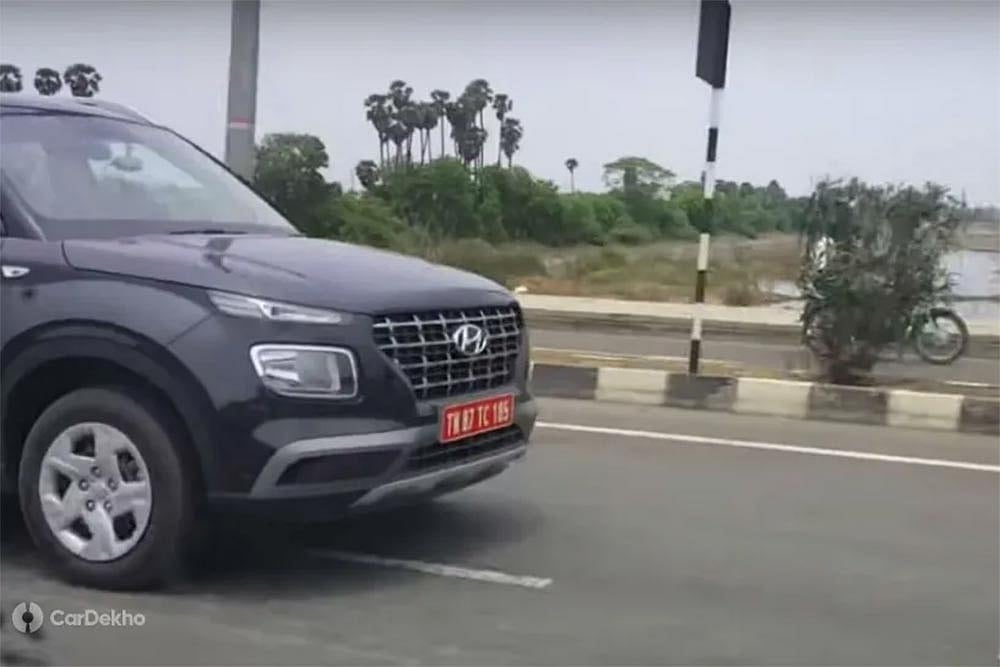 Hyundai Venue Lower Variant Spotted For The First Time