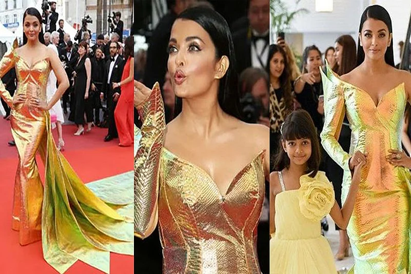 aishwarya rai gold dress 10 lessons on blingy dressing from Aishwarya Rai Bachchan