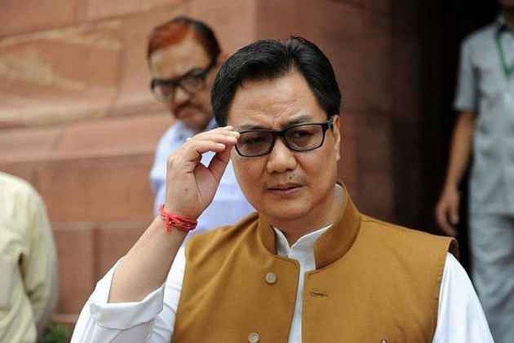 Union minister Kiren Rijiju