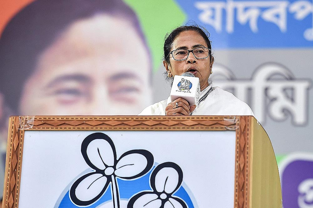 File photo : Mamata Banerjee to stage a dharna here from Friday