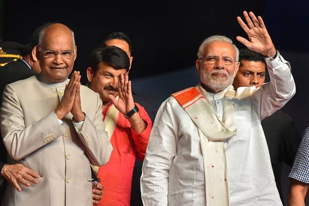 PM Modi Greets Ex President Ram Nath Govind on his Birthday - null
