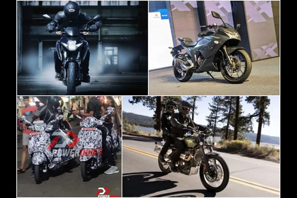 Top 5 Bike News Of The Week: Bajaj Scooter Spied, Suzuki Gixxer SF Siblings Launched, Harley-Davidson To Launch Sub-500cc Motorcycle & More!