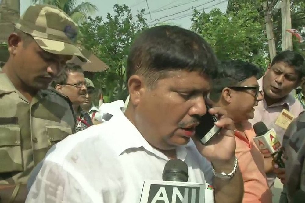 I Was Attacked By TMC Workers: BJP Candidate Alleges In West Bengal's Barrackpore