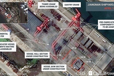 Satellite Images Reveal China Is Building Its Third And Largest Aircraft Carrier: Report