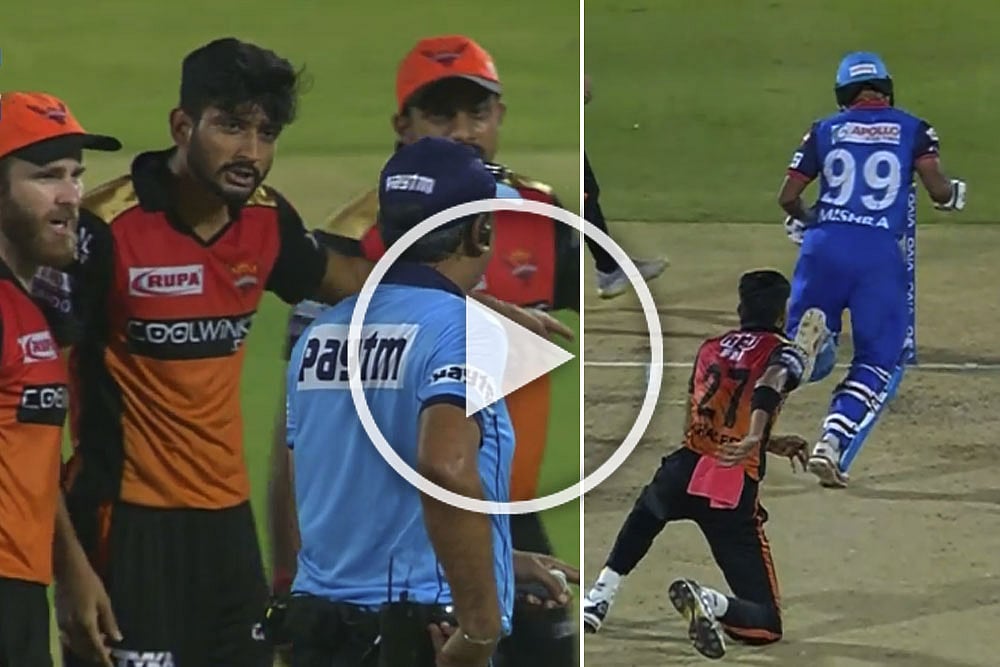 IPL 2019 Eliminator, DC Vs SRH: Endless Drama As Amit Mishra Given Out For Obstructing The Field – WATCH