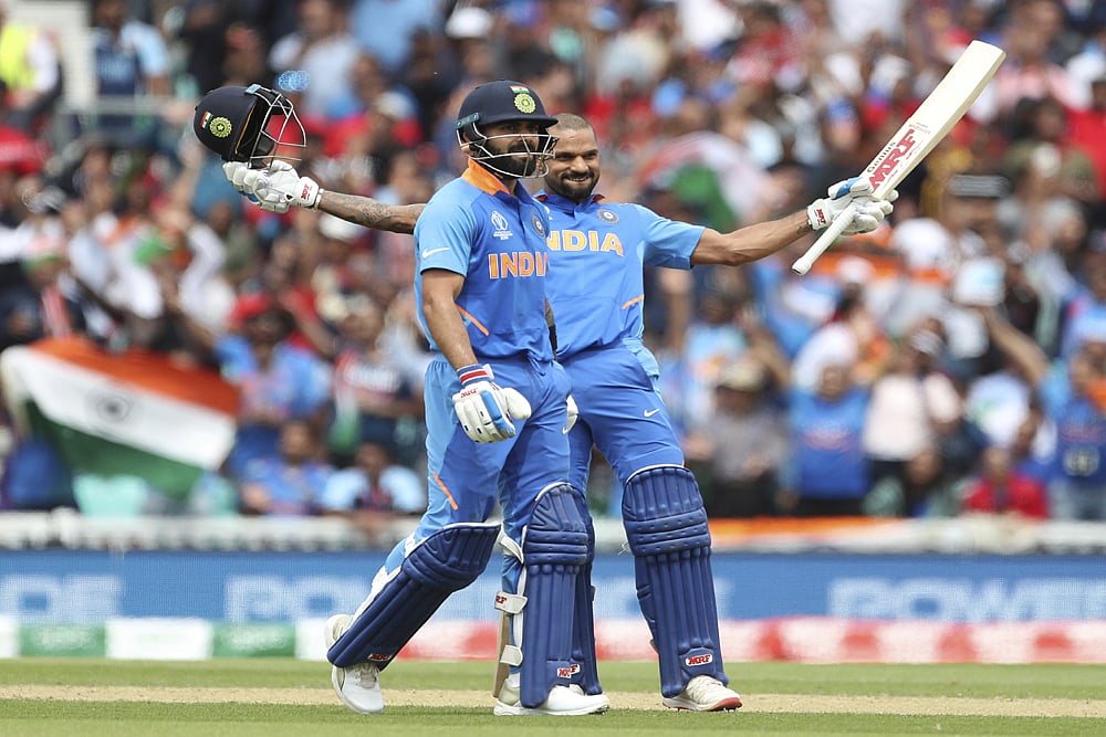 Virat Kohli and Shikhar Dhawan during the World Cup 2019.  - File 