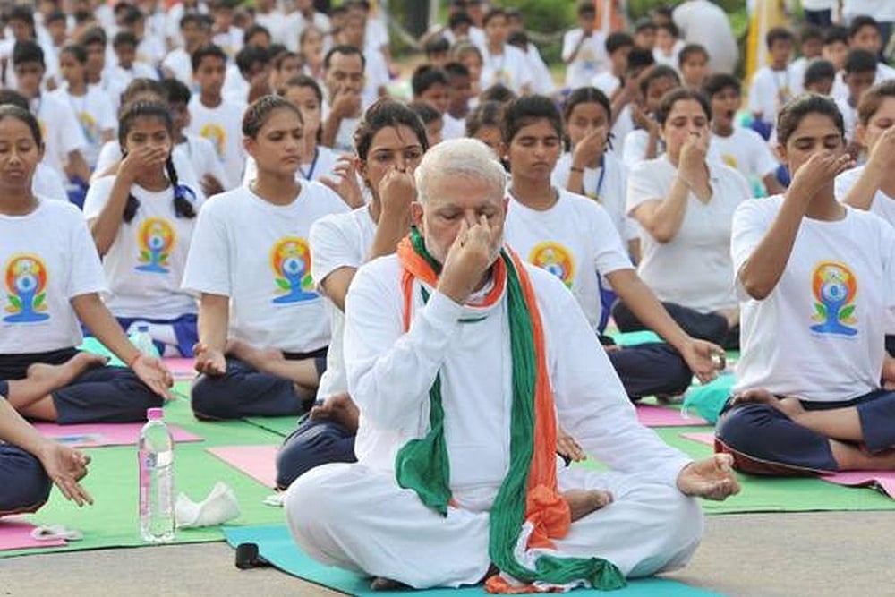 File Photo  : PM Narendra Modi Celebrates Yoga Day 