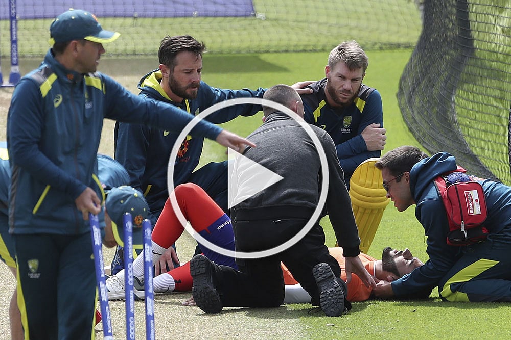 ICC Cricket World Cup, IND Vs AUS: Indian-Origin Net Bowler Hospitalised After Getting Hit On Head By David Warner – VIDEO
